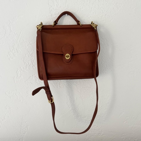 Vintage Coach Leather Willis Bag Purse - Picture 6 of 16